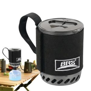Camping Pot Gas Stove Jet Boil With Heat Exchanger Portable Outdoor Camp Burner.
