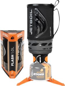 Jetboil Flash Fast Boil Camping Stove w/ Auto Ignition Cooking Cup.