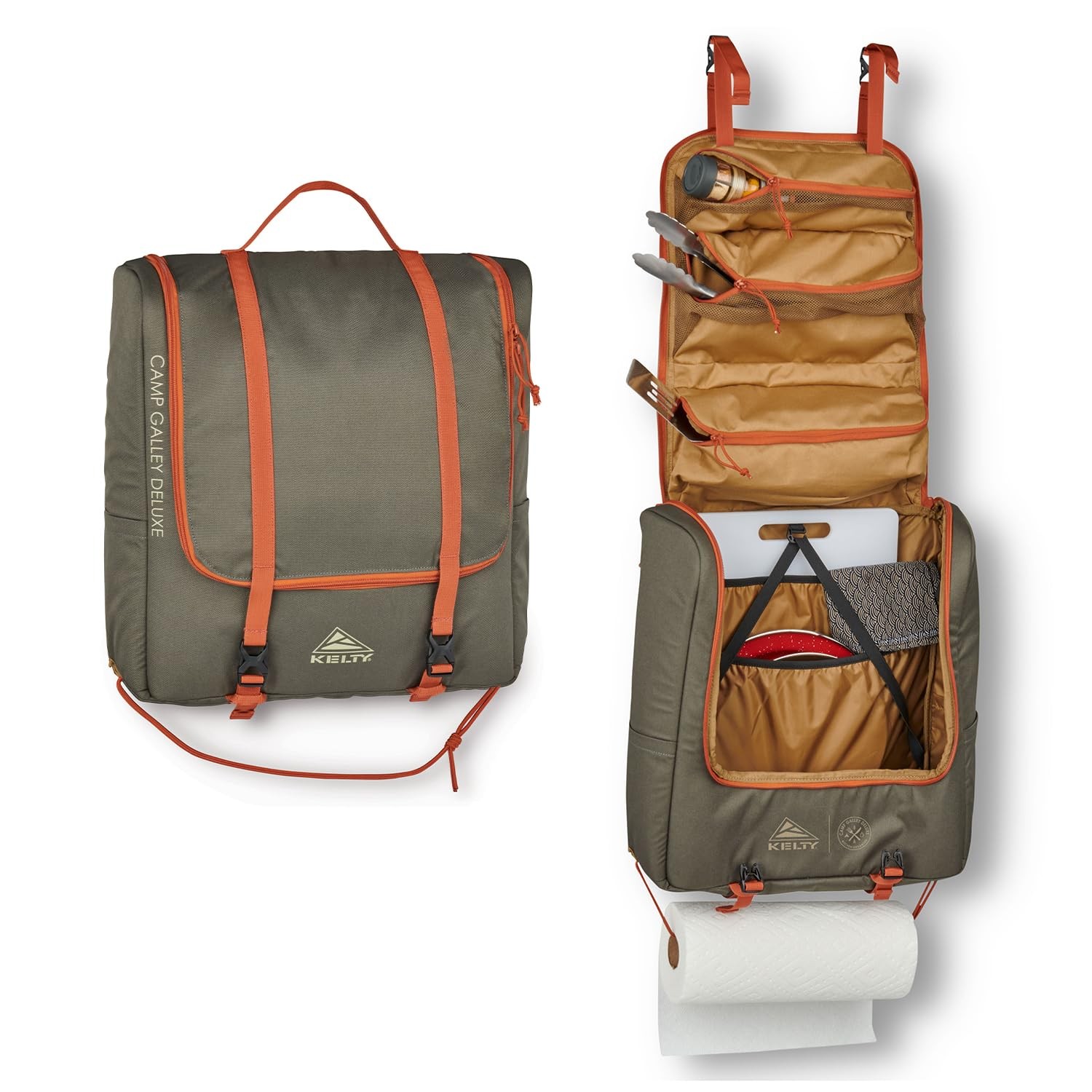 New Kelty Camp Galley Deluxe Kitchen Organization Kit, Deep Pockets, Paper Towel