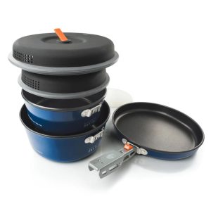 Gsi Outdoors Bugaboo Base Camper Small High-Efficiency Cookset Ceramic.