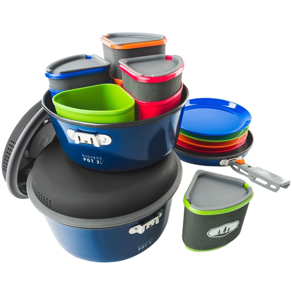 Brand New GSI Outdoors Bugaboo Camper Cookware Set for 2 to 4-Person