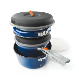 Gsi Outdoors Bugaboo Base Camper Medium High-Efficiency Cookset Ceramic