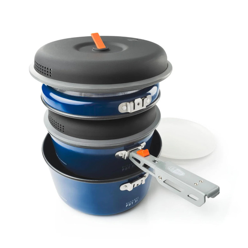 Gsi Outdoors Bugaboo Base Camper Medium High-Efficiency Cookset Ceramic