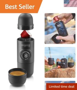 Minipresso NS: Portable Espresso Maker – Nespresso Compatible, Manual Brew.