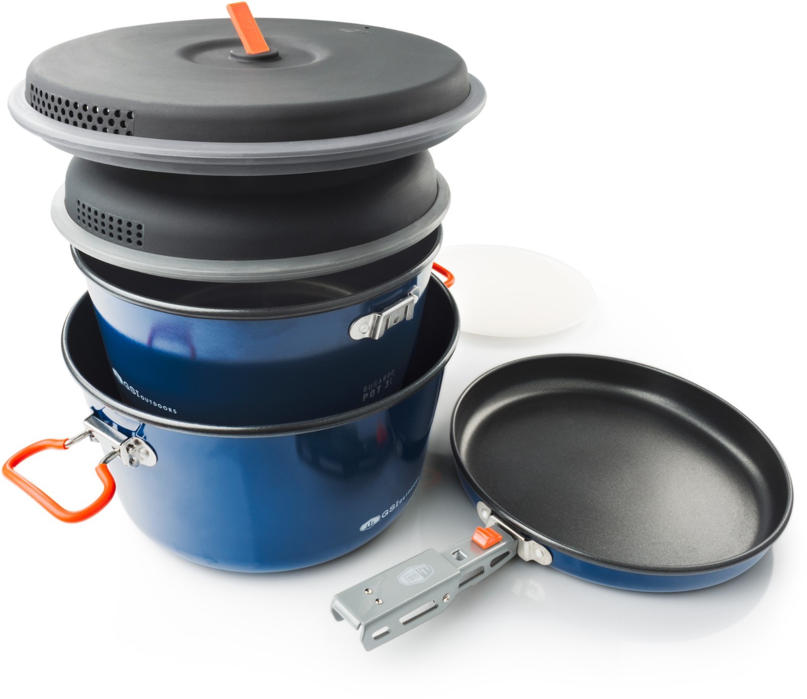 BIG DEAL! GSI Outdoors Bugaboo Base Camper Ceramic Cookset – Large