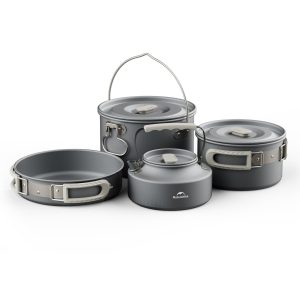 Camping Cookware Set Mess Kit for Backpacking.