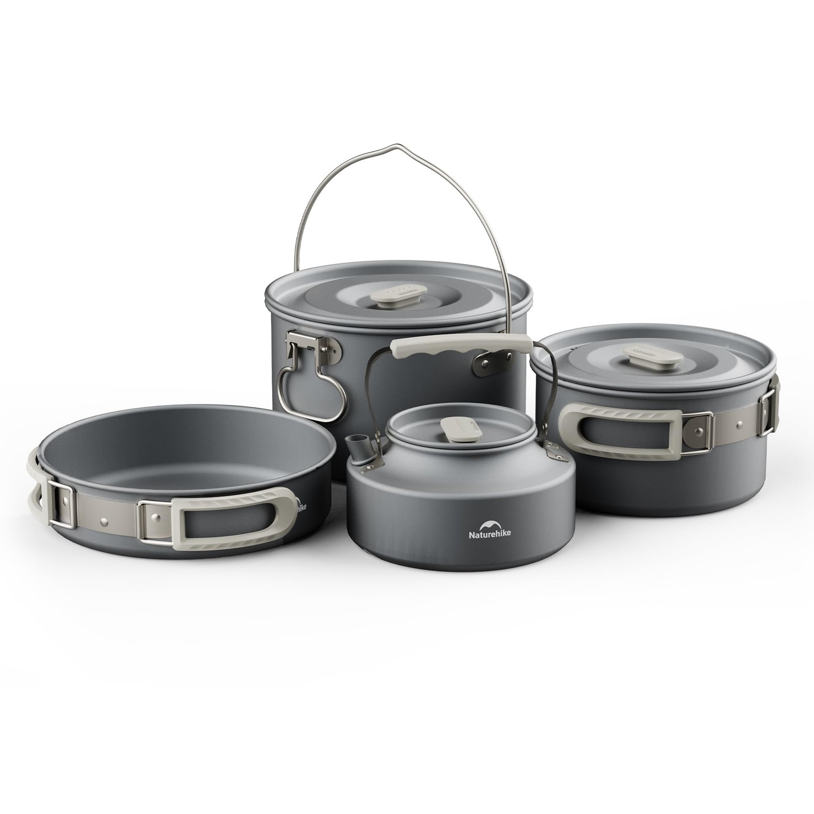 Camping Cookware Set Mess Kit for Backpacking Gear, Camp Cooking Set, Camping…