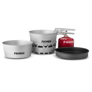 Primus Essential Stove Set 2.3L pot pan hiking camping all in one cooking set.