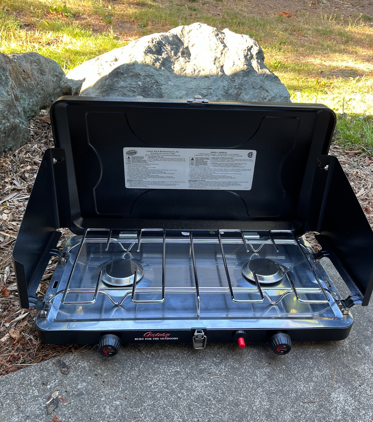 NEW! Primus-Century 4680 2-Burner Propane Camping Stove.